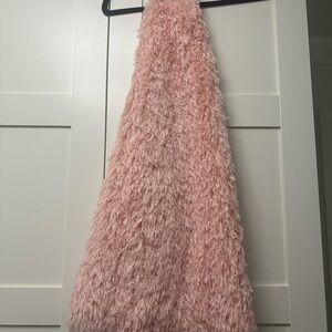 Zara Light Pink Fringed dress